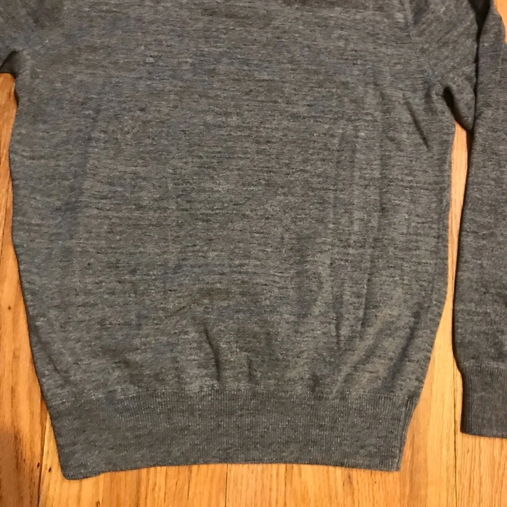 J. Crew Men's Gray Shawl Collar Sweater Small